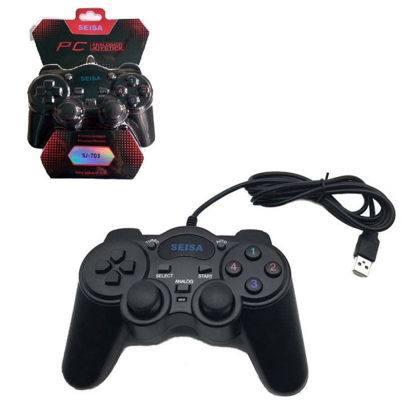 SEISA - Mando para Pc Laptop USB Seisa Negro