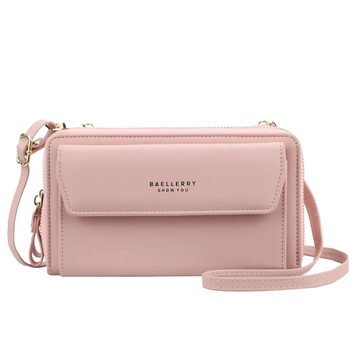 BAELLERRY - Cartera de Cuero Vegano PU para dama N0109