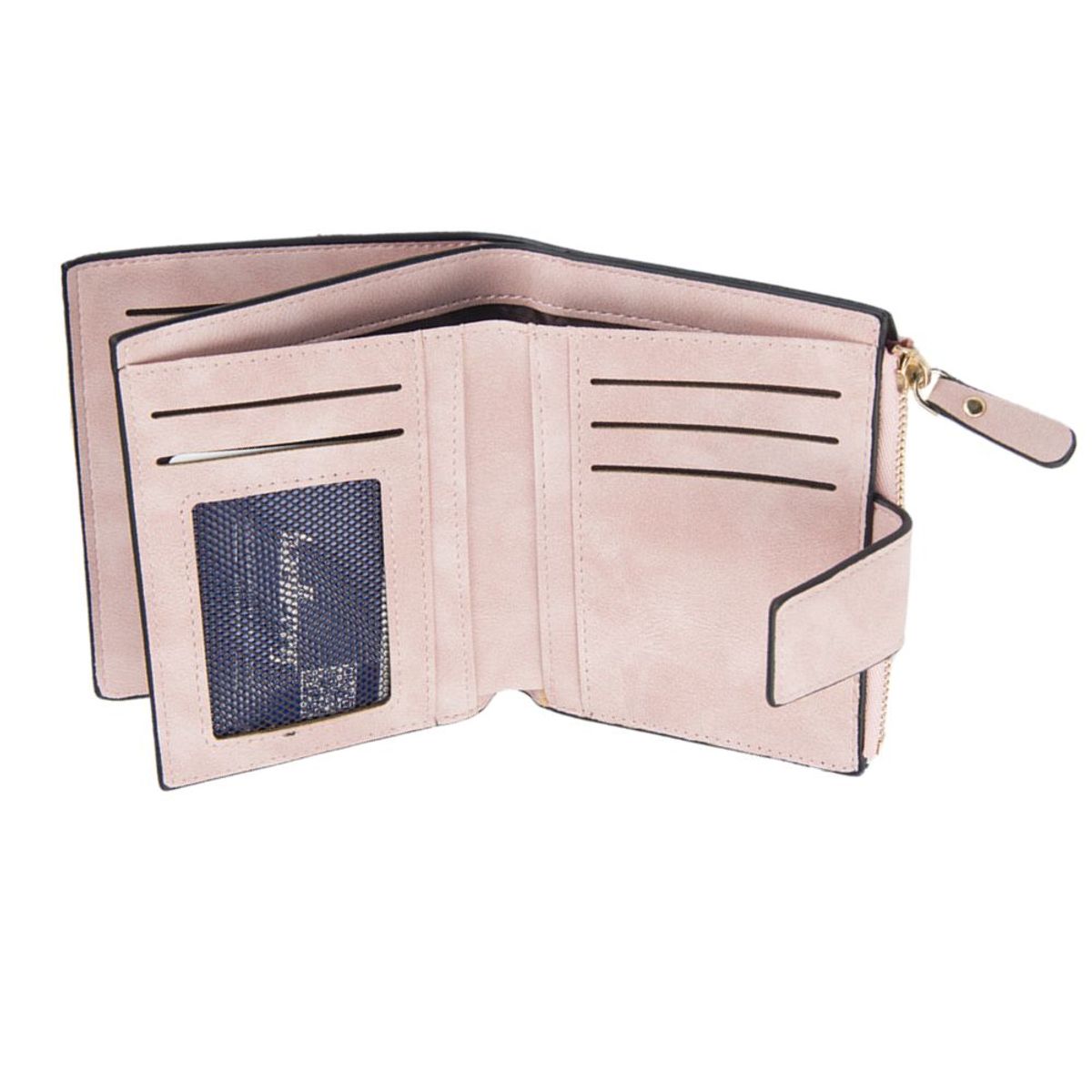 BAELLERRY - Billetera de cuero vegano PU para dama N2347