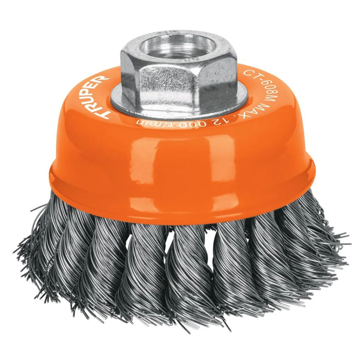 TRUPER - ESCOBILLA COPA TRENZADA FINO 3"-M14 14184 TRUPER