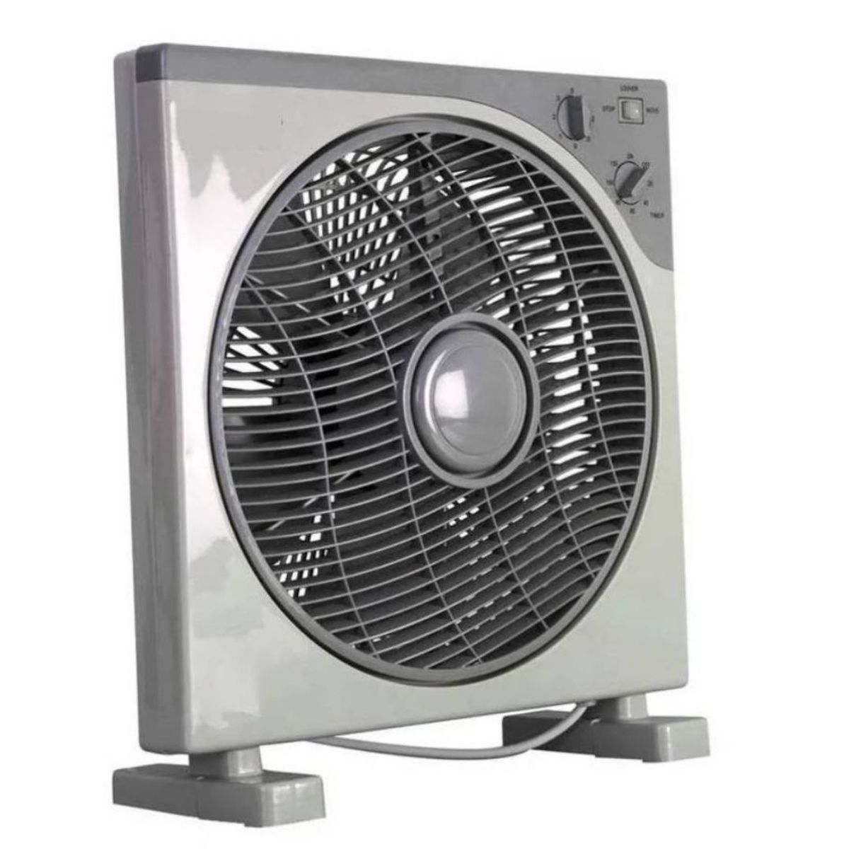 GENERICO - Ventilador de Mesa 12 Pulgadas 3 Velocidades Con Temporizador 45w