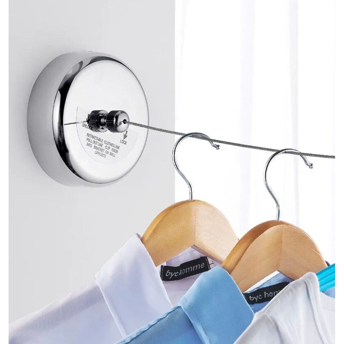 GENERICO - Tendedero Cordel Tendal de Ropa