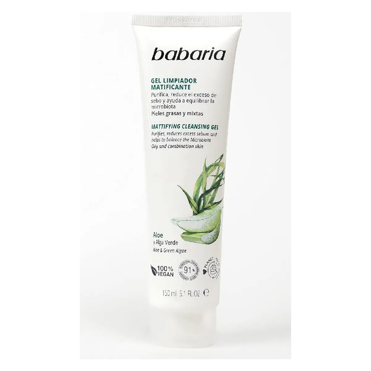 BABARIA - Gel Limpiador Facial Matificante Babaria