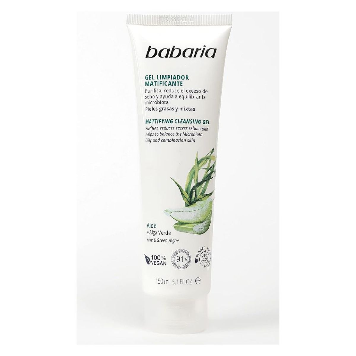 BABARIA - Gel Limpiador Facial Matificante Babaria