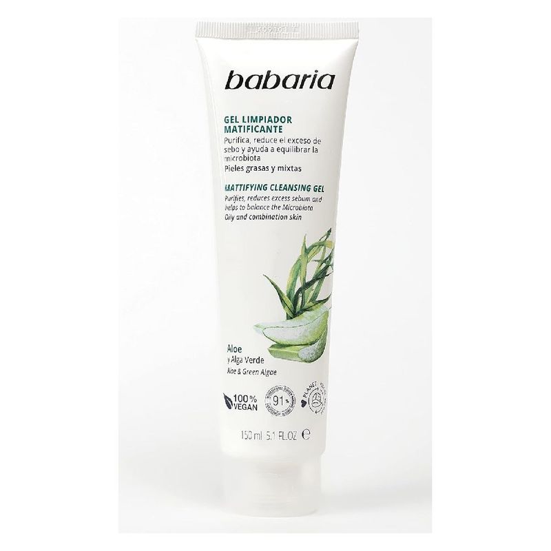 BABARIA - Gel Limpiador Facial Matificante Babaria