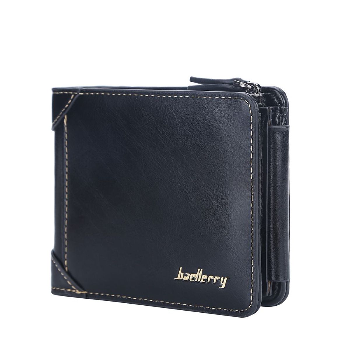 BAELLERRY - Moderna billetera de cuero vegano PU D9190