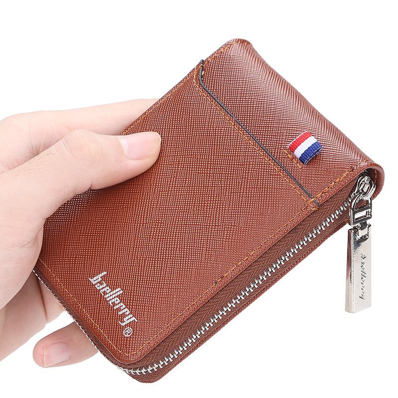 BAELLERRY - Moderna billetera de cuero vegano PU K9105