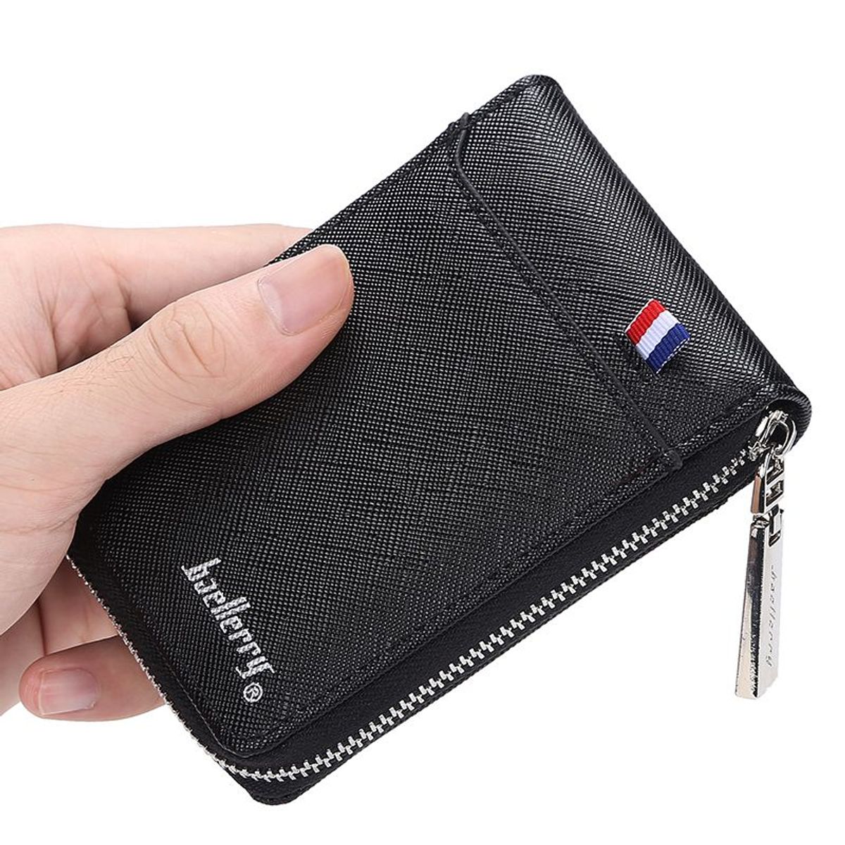 BAELLERRY - Moderna billetera de cuero vegano PU K9105