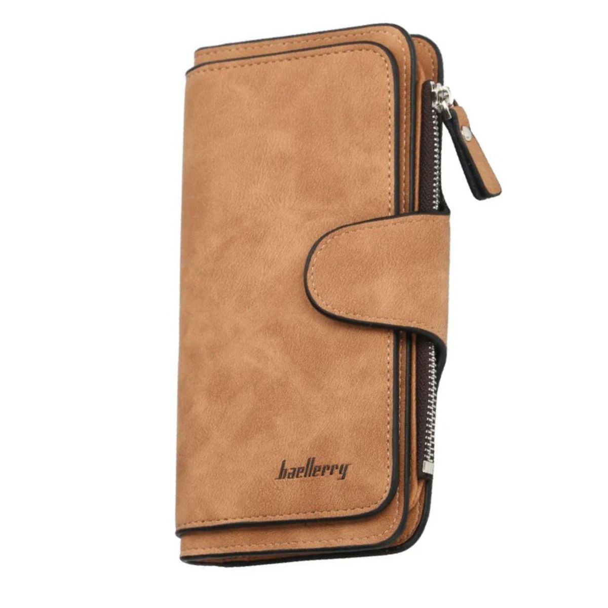 BAELLERRY - Billetera de cuero vegano PU para dama N2345