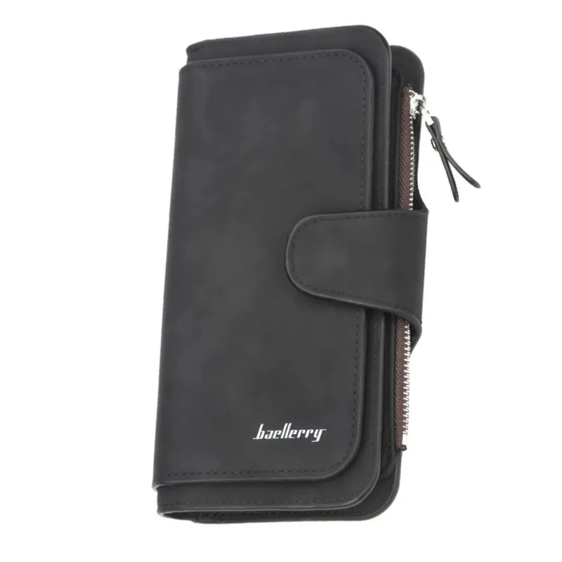 BAELLERRY - Billetera de cuero vegano PU para dama N2345