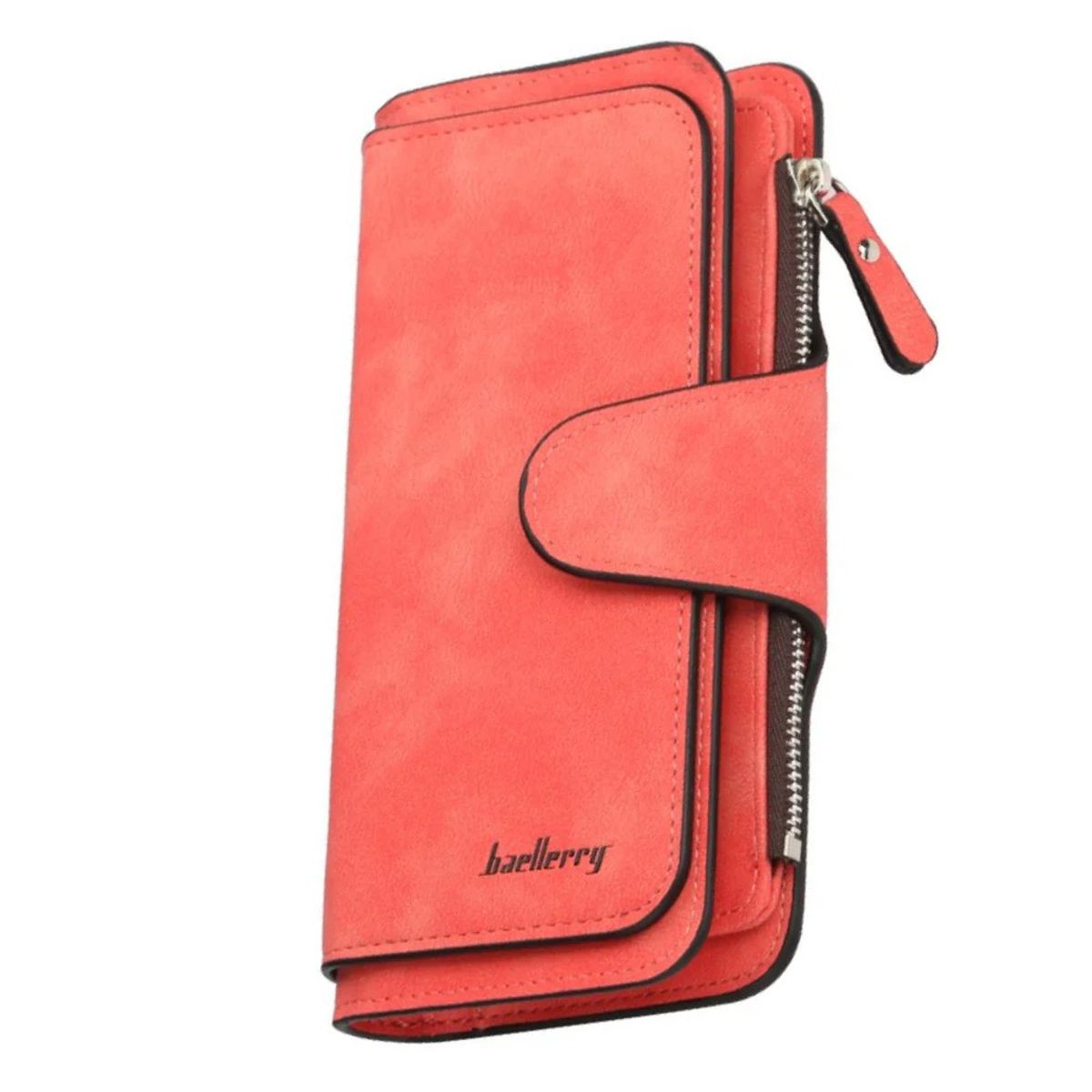 BAELLERRY - Billetera de cuero vegano PU para dama N2345