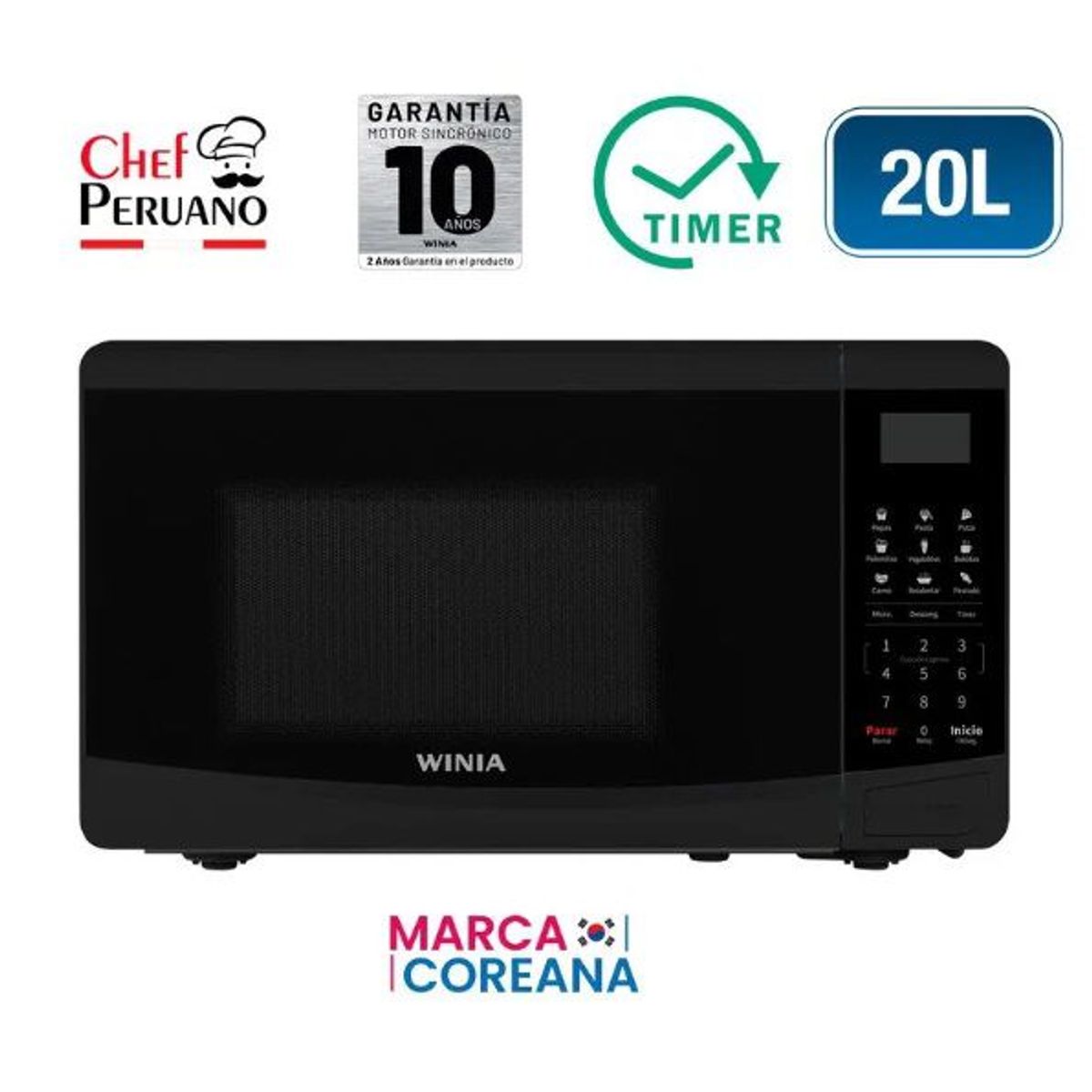 WINIA - HORNO MICROONDAS WINIA 20 L - WMN-20WCB