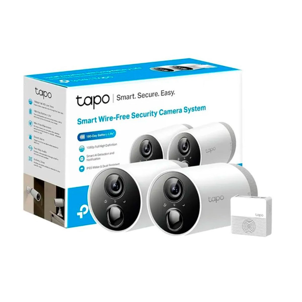 TP LINK - CAMARA TP-LINK C400S2 V1 1080P FHD 2MP 15FPS - P/N: TAPO C400S2