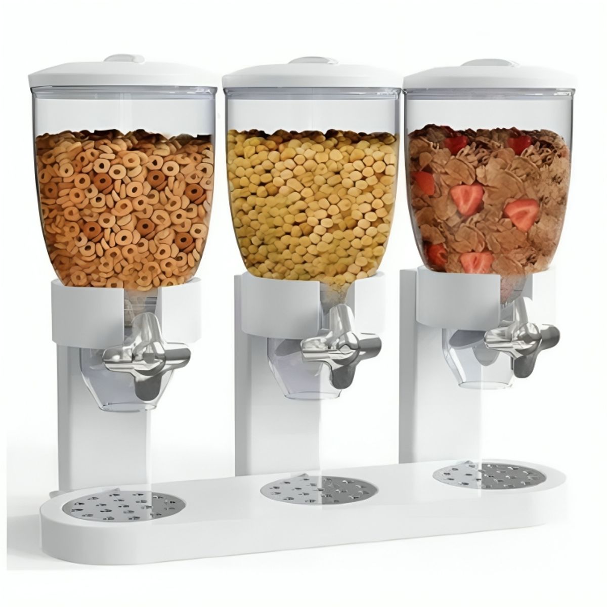 GENERICO - Organizador de Cereales Dispensador de Granos 3 en 1