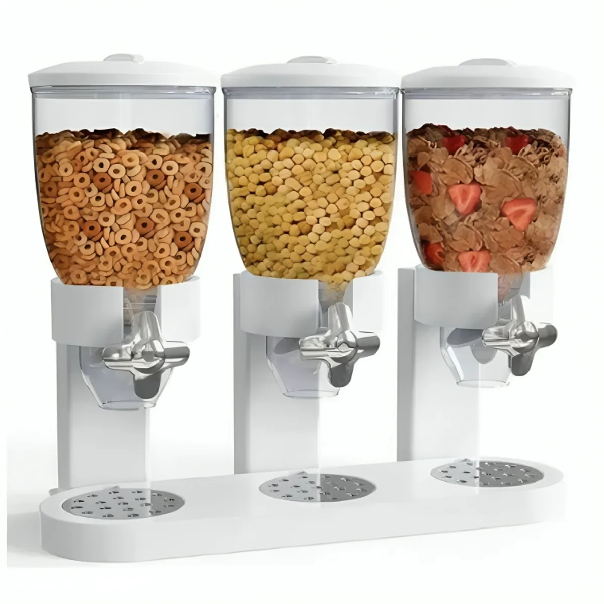 GENERICO - Organizador de Cereales Dispensador de Granos 3 en 1