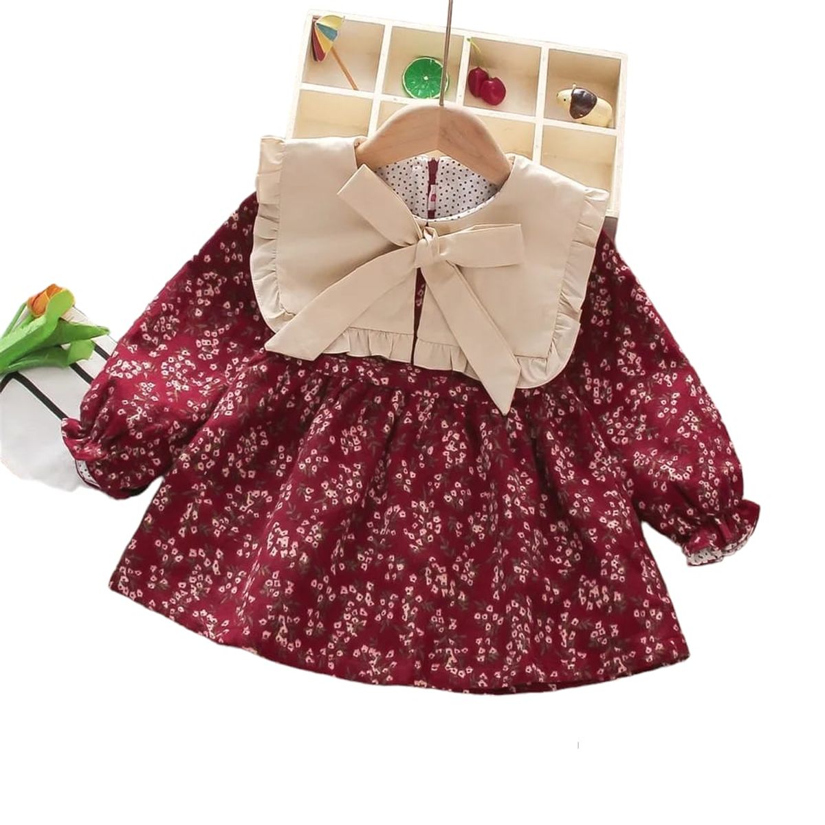 GENERICO - VESTIDO NIÑA CASUAL (12 MESES A 3 AÑOS)