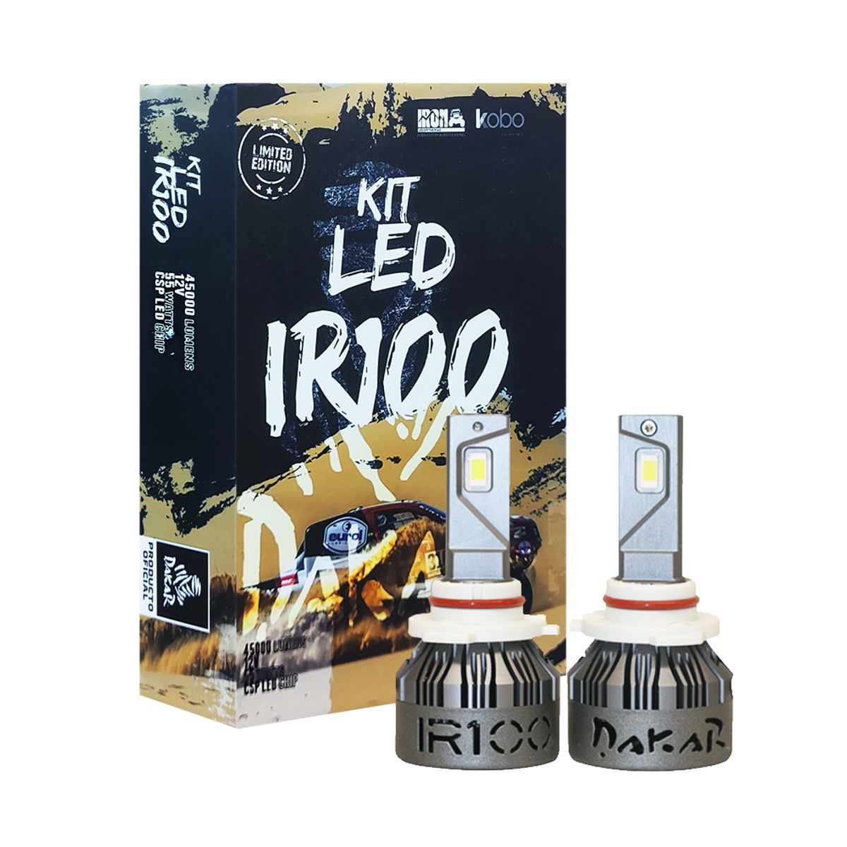 GENERICO - Foco Led Iron IRX 55W Original 9006 Luz Alta o Baja Auto