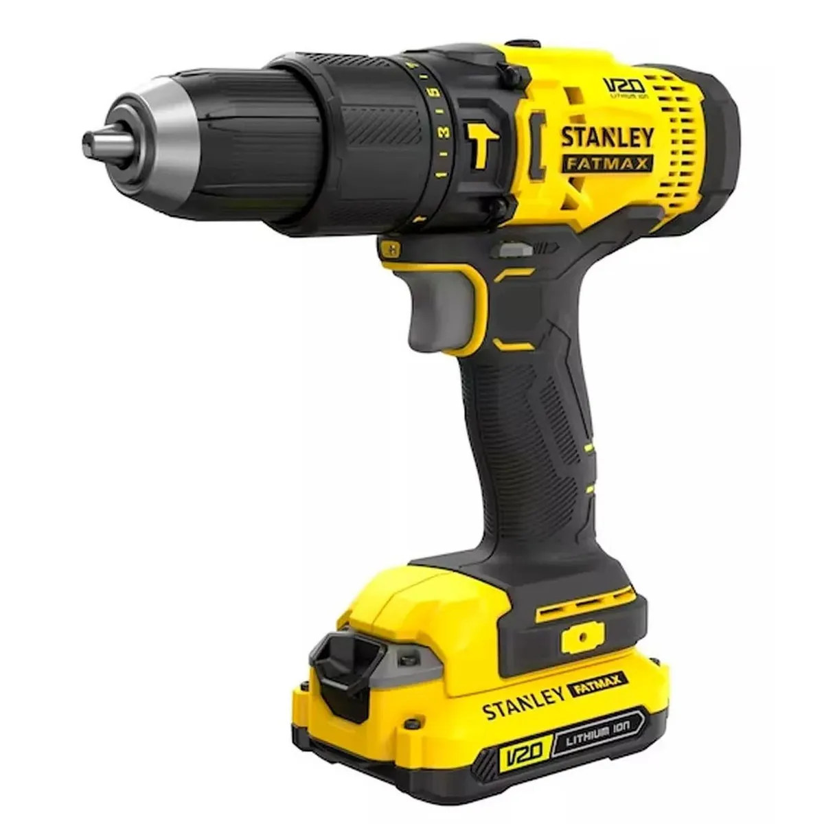 STANLEY - Taladro Percutor 1/2 2 Bat + 50 Pz Stanley Scd711dmsa-b2