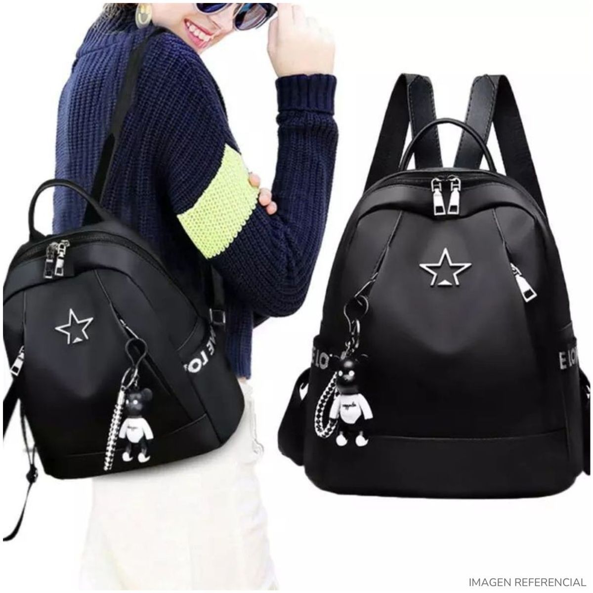 INSPIRA MARKET - Mochila bolso Estrella Love