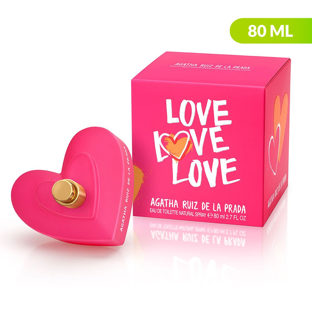 AGATHA RUIZ DE LA PRADA - Fragancia para Mujer Agatha Ruiz de la Prada Love Eau de Toilette 80 ml