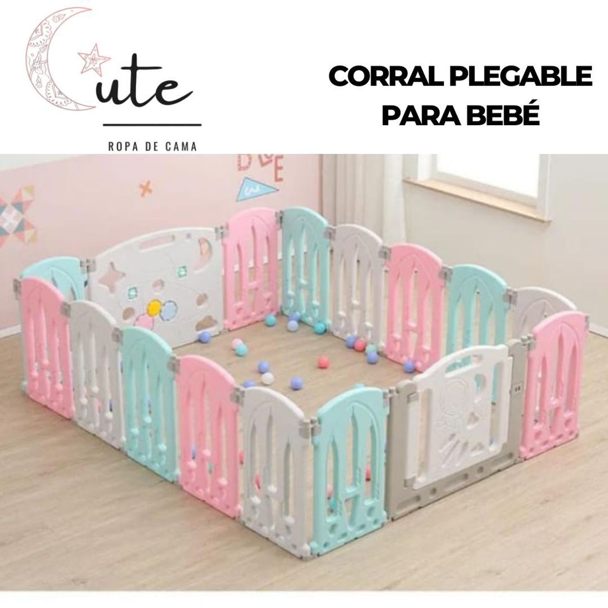 GENERICO - CORRAL PLEGABLE PARA BEBÉ