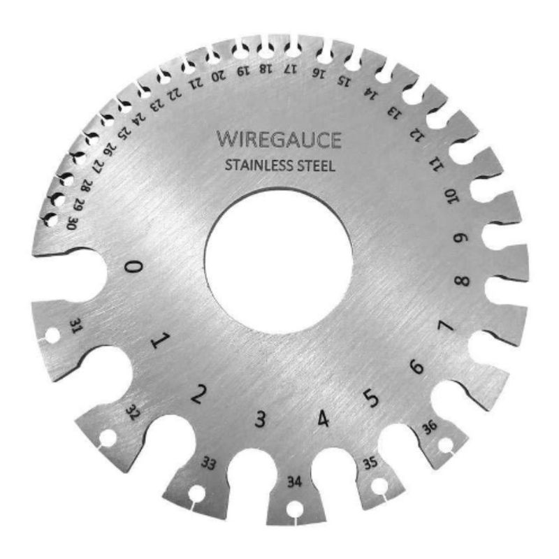 GENERICO - CALIBRADOR DE ESPESORES AWG  SWG