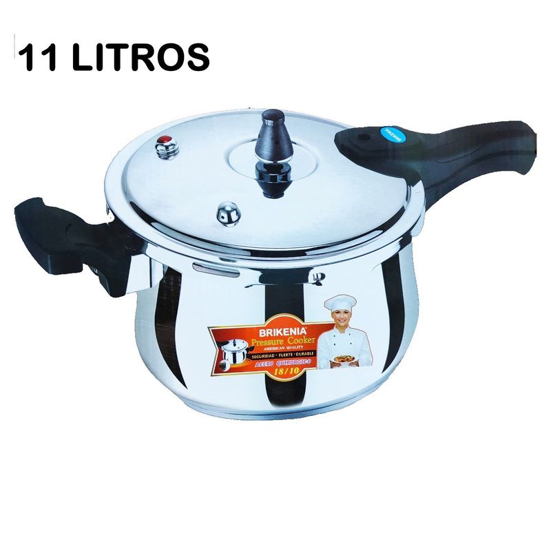 GENERICO - Olla a Presión BK-P115L-1A de 11 Litros BRIKENIA - Acero