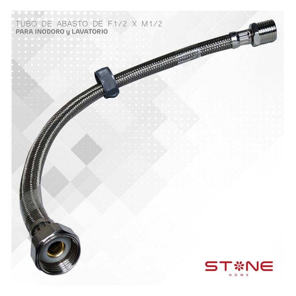STONE - TUBO DE ABASTO VINIL F12M12 - STONE