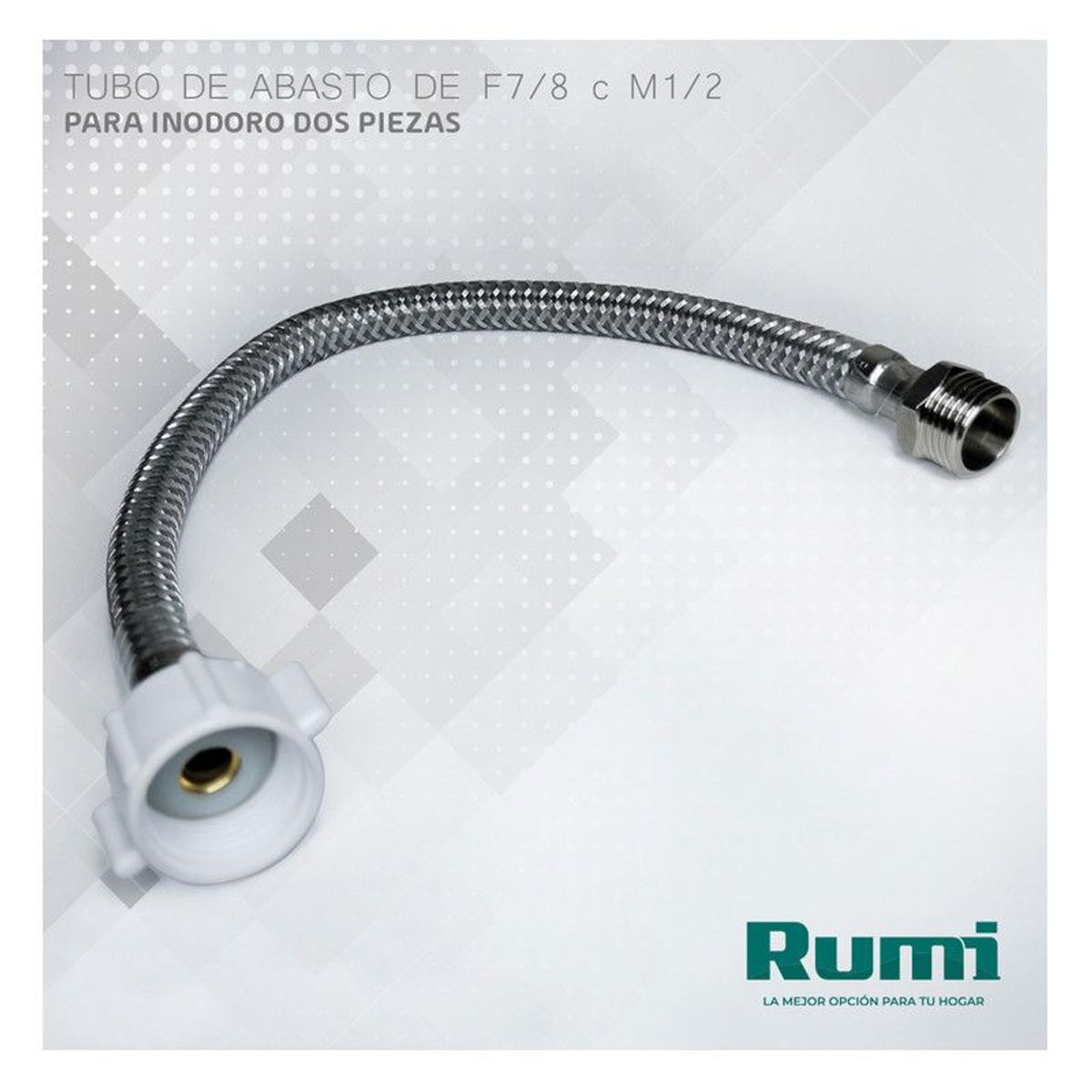 STONE - TUBO DE ABASTO VINIL .F7/8*M1/2  RUMI