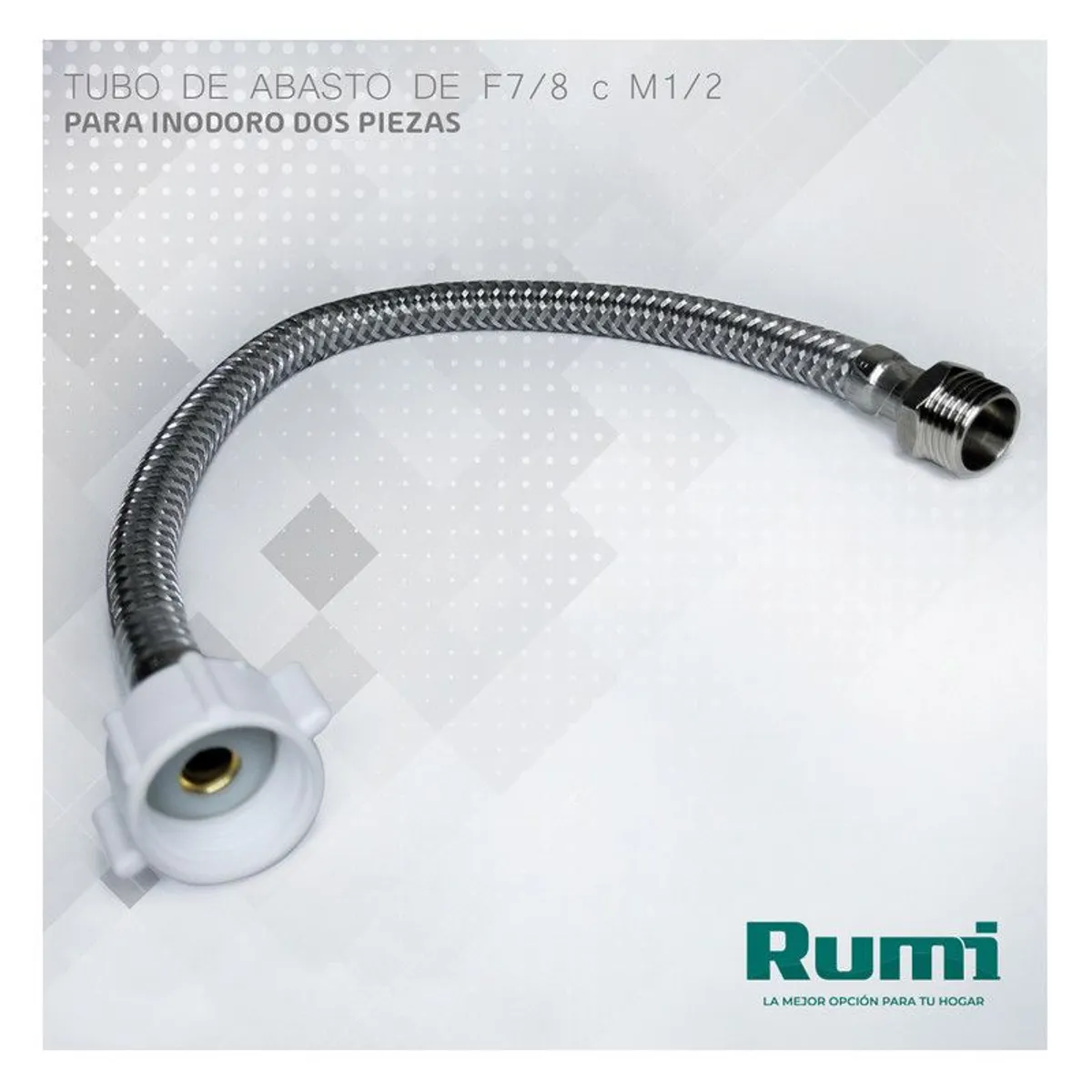 STONE - TUBO DE ABASTO VINIL .F7/8*M1/2  RUMI