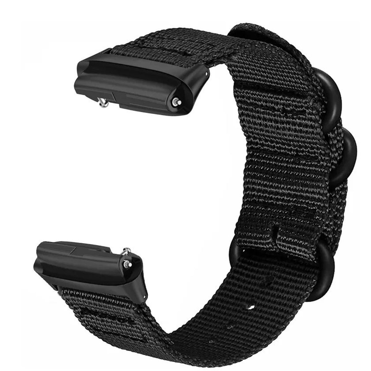 GENERICO - Correa Nylon para REDMI WATCH 3 ACTIVE - Negro