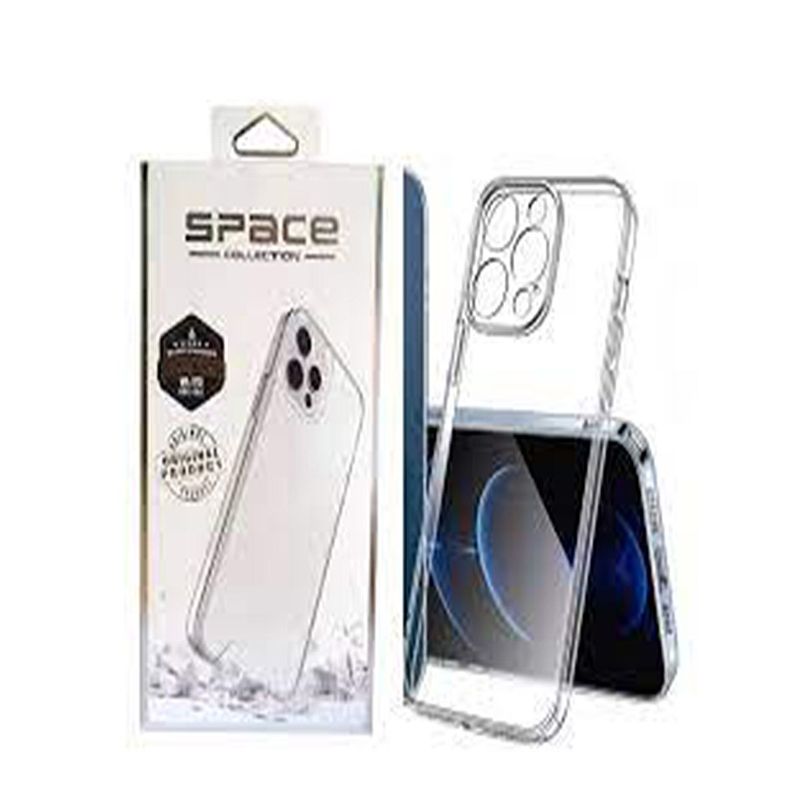 GENERICO - Funda Space para Iphone 15 Pro C/Protector de Càmara Resistente Transp