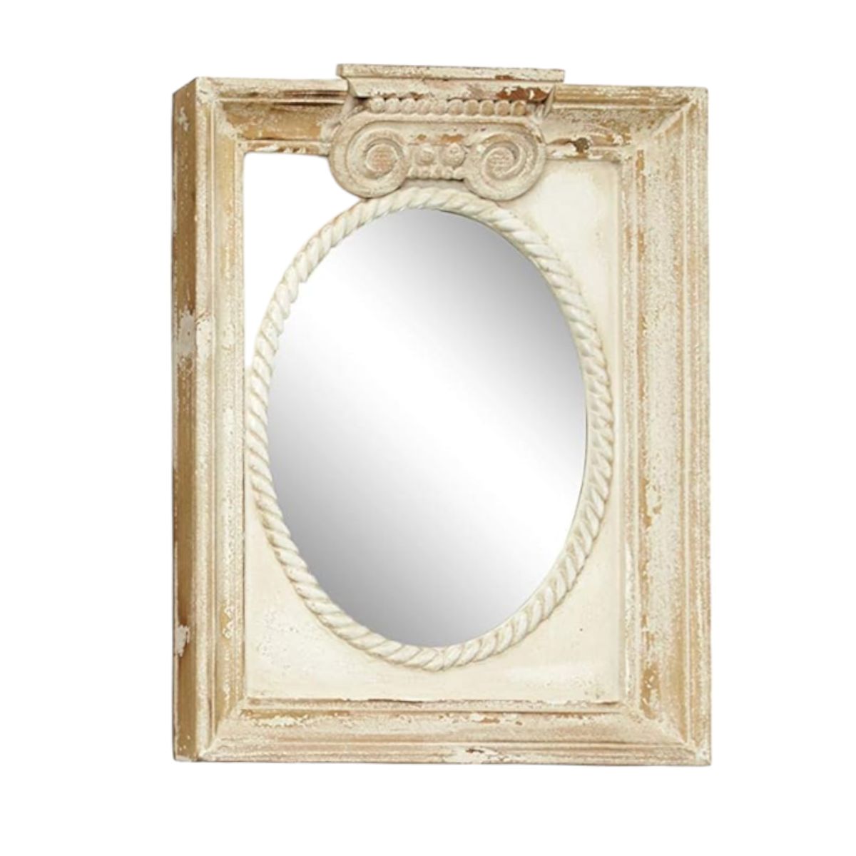 GENERICO - Espejo Jónico Wash Blanco