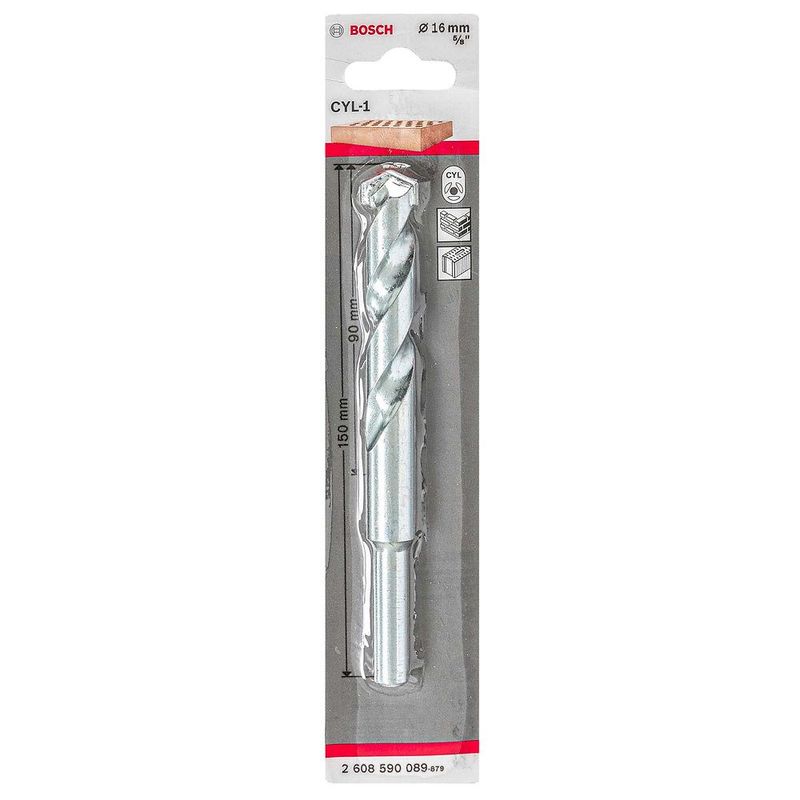 BOSCH - Broca Muro CYL-1 5/8" 15mm X 150