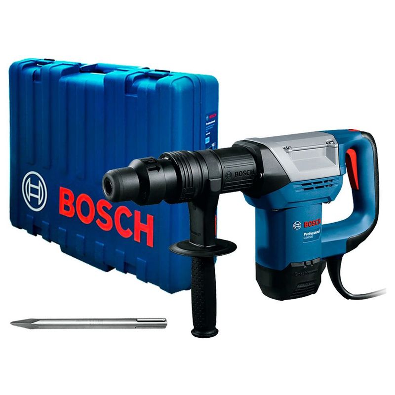 BOSCH - GSH 500 Martillo Demoledor Bosch SDS-Max 1100W 7.5 J 5.7 kg