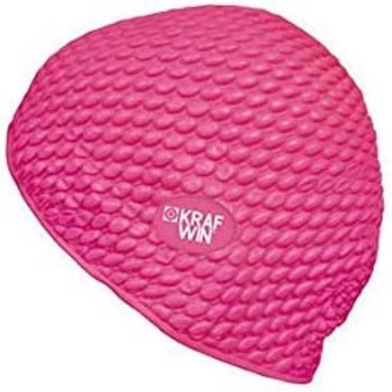 KRF - GORRO DE NATACIÓN PARA CABELLO LARGO ROSADO