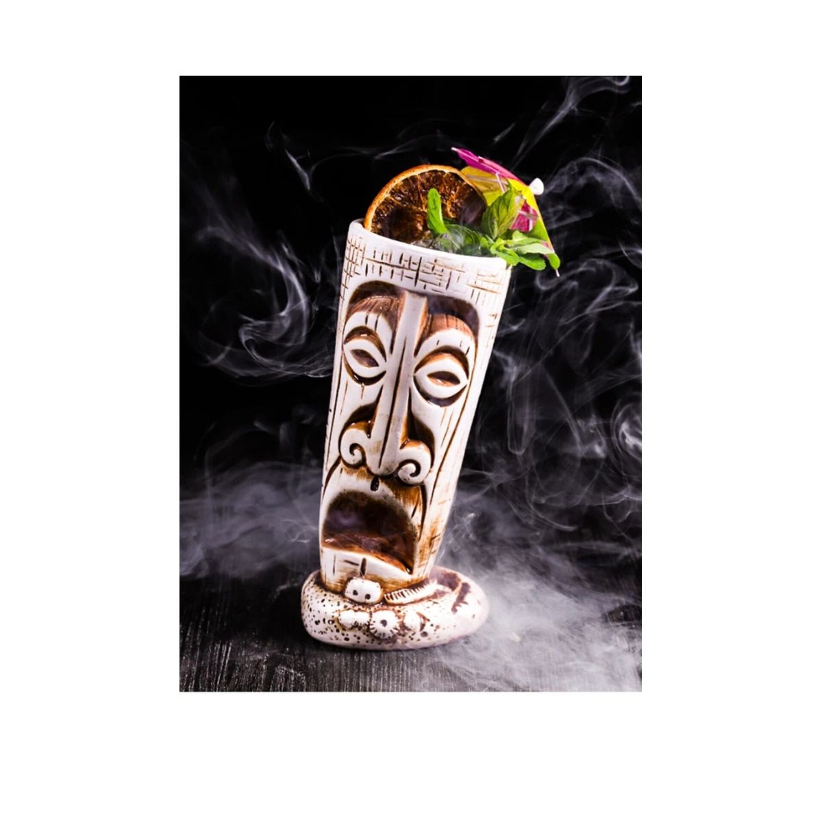 GENERICO - Vaso Tiki 530 ml Modelo Inclinado
