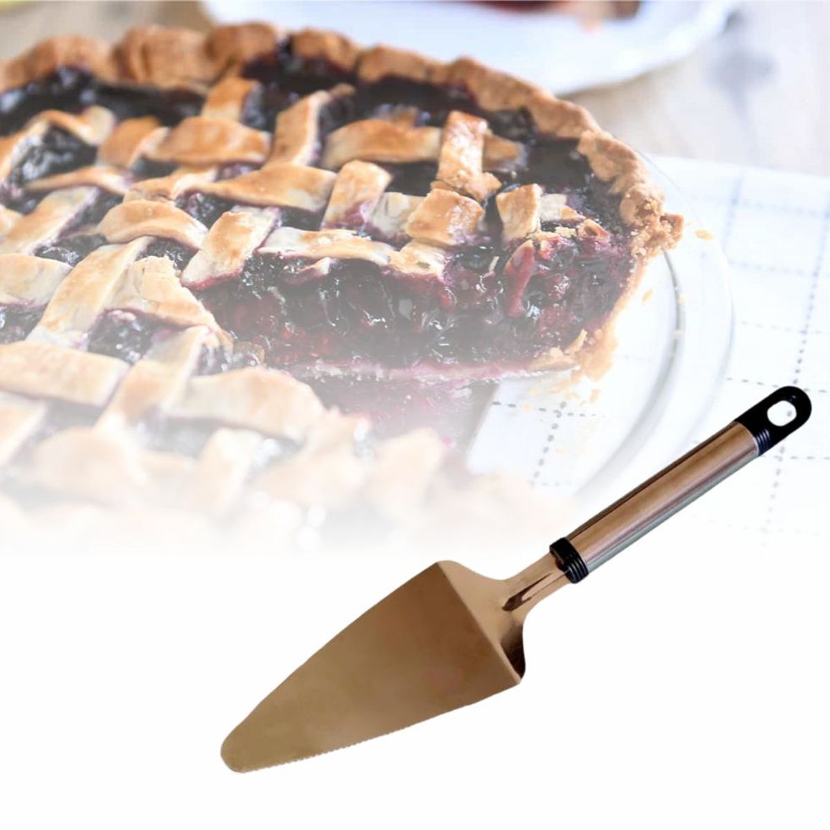 GENERICO - Rebanador CuchilloEspátula para Pastel Pie Pizza