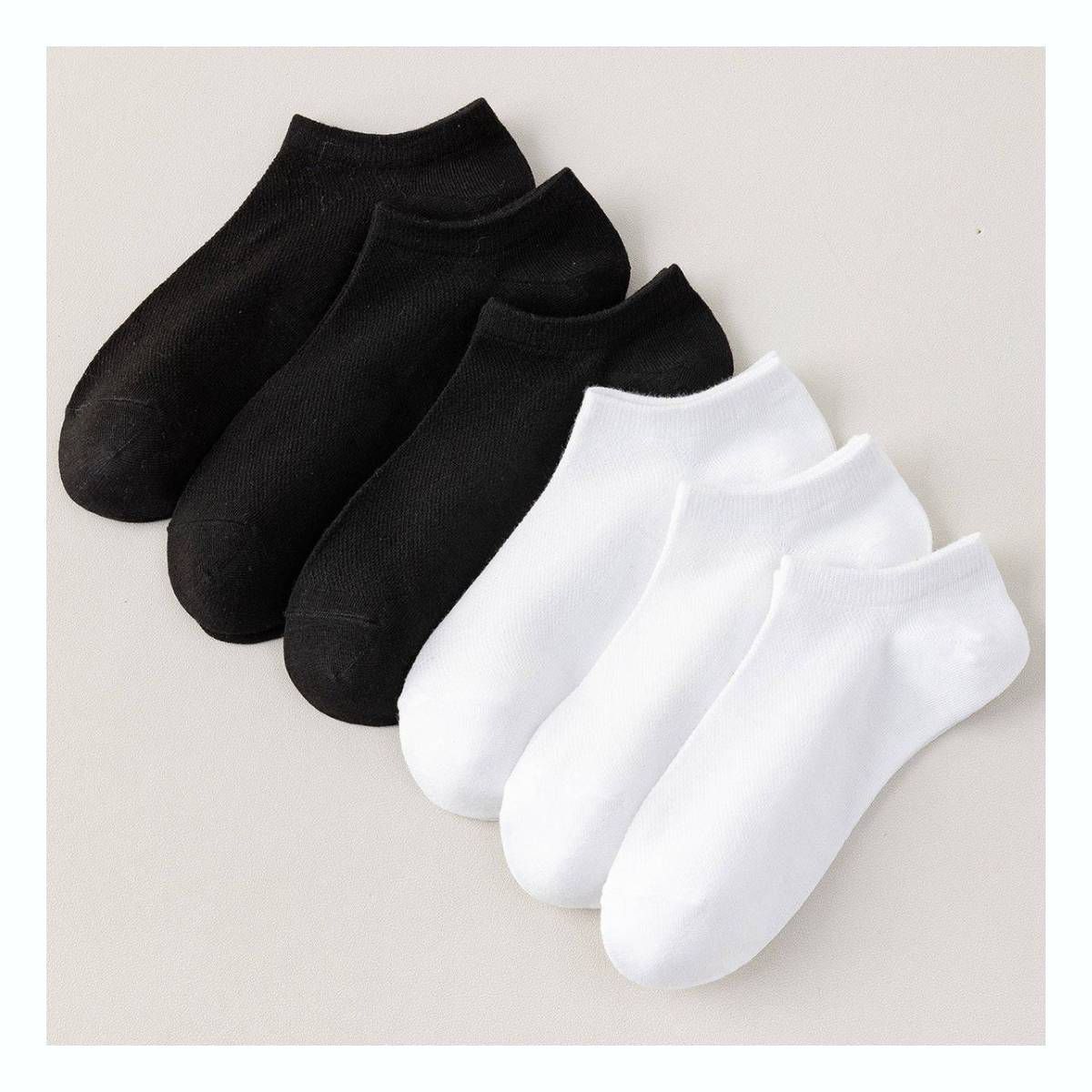 RYBIU IMPORT - Pack 6 Taloneras Casuales Mujer