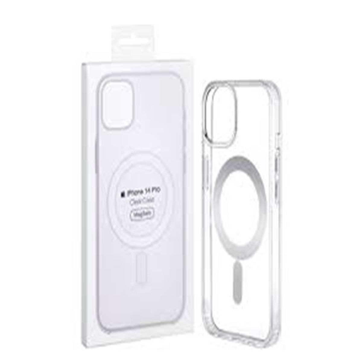 GENERICO - FUNDA PARA IPHONE 14 PRO CLEAR CASE CON MAGSAFE TRANSPARENTE