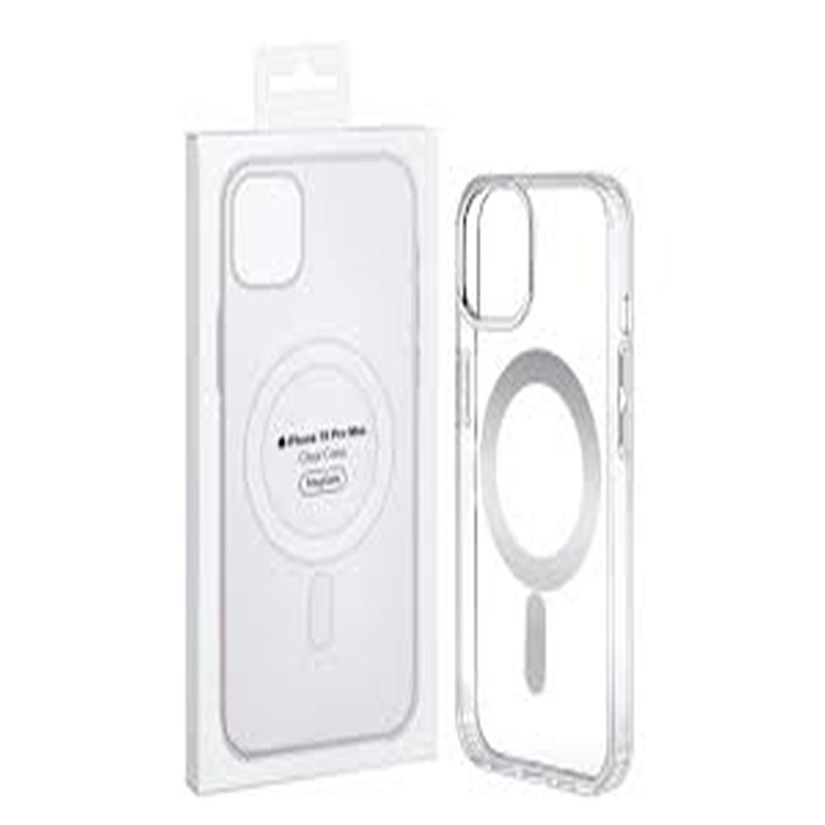 GENERICO - CASE PARA IPHONE 14 PLUS CLEAR FUNDA CON MAGSAFE TRANSPARENTE
