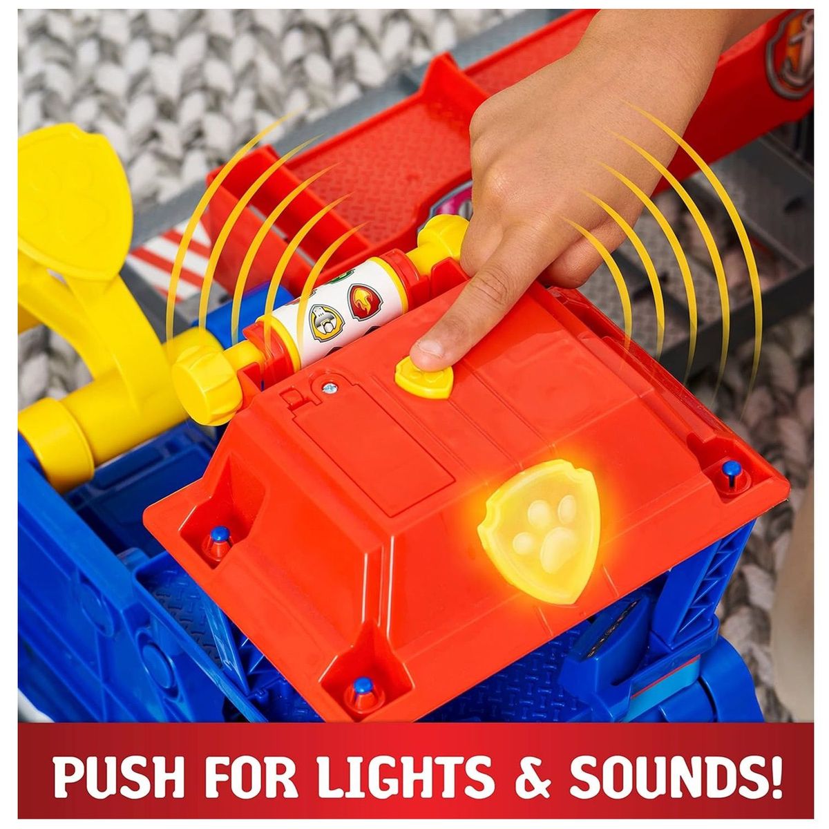 SPIN MASTER - Set Juego Big Trucks Paw Patrol Vehículo Policial y Chase