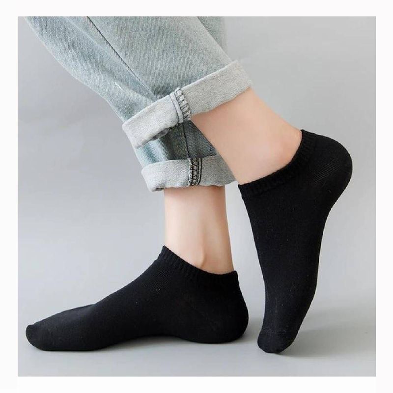 RYBIU IMPORT - Pack 6 Medias Taloneras Algodón Hombre