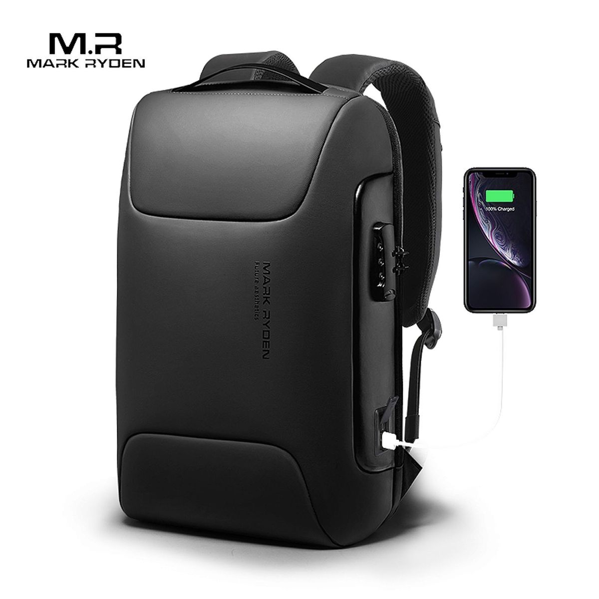 MARK RYDEN - Mochila Antirrobo Porta Laptop Mark Ryden Modelo Odyssey MR9116