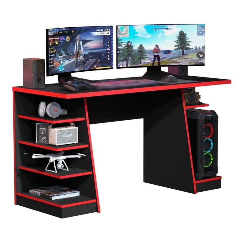 AMUEBLE - Escritorio de Melamina GAMER *CAIRO*  Tiendas Amueble