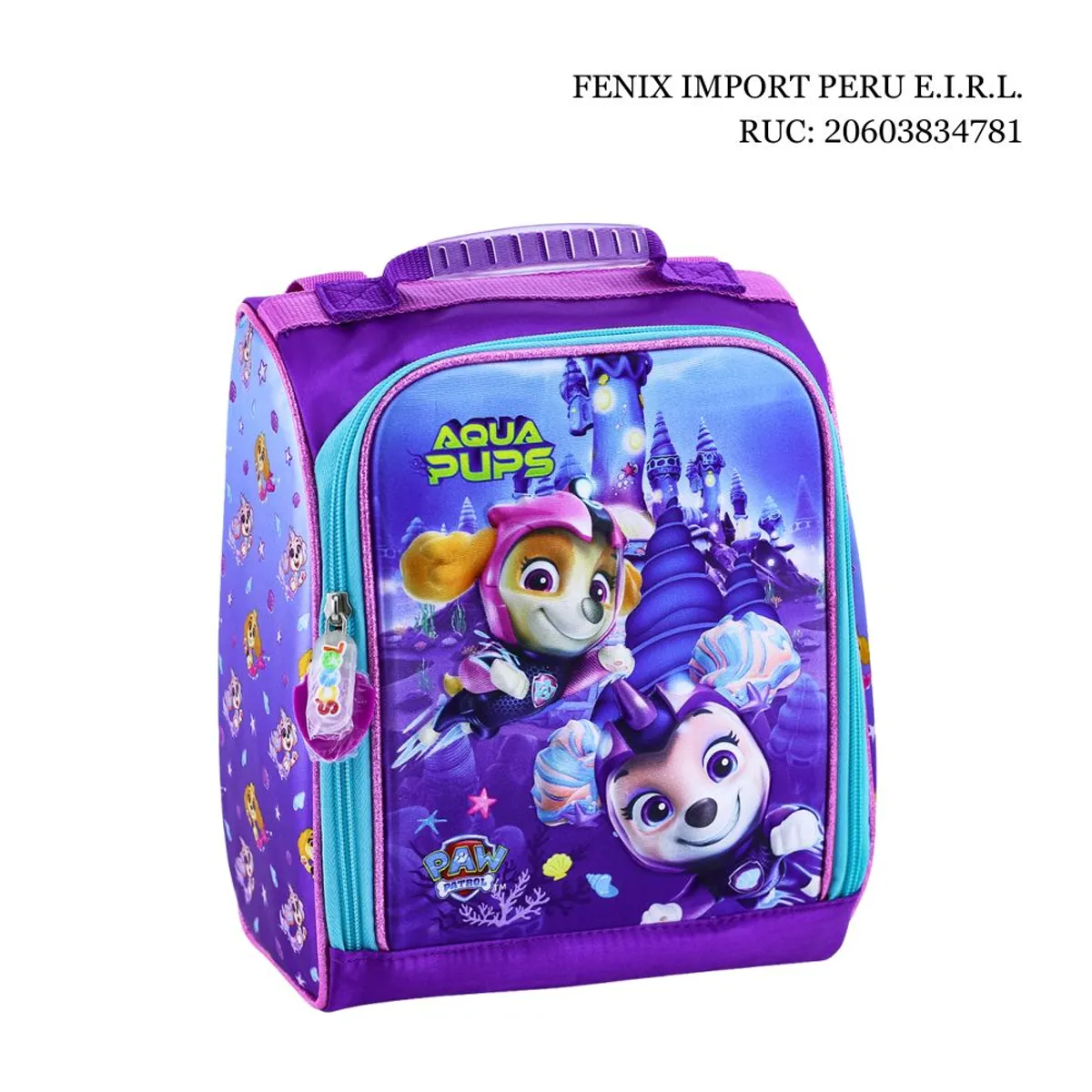 SCOOL - Set Maleta Magic Mediana Eva 3d Satin Paw Patrol Niña Scool