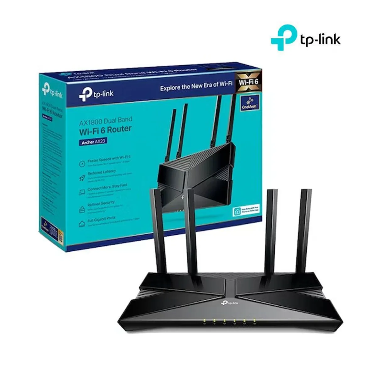 TP LINK - Router Tp-Link Archer AX23 AX1800 Dual-Band 2,4/5GHz, Wi-Fi 6 One Mesh