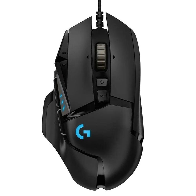 LOGITECH - MOUSE LOGITECH G502 HERO 16,000 DPI RGB BLACK (910-005469)