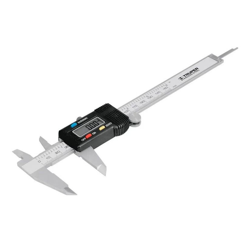 TRUPER - Calibrador vernier digital 6 acero inoxidable 14388 TRUPER