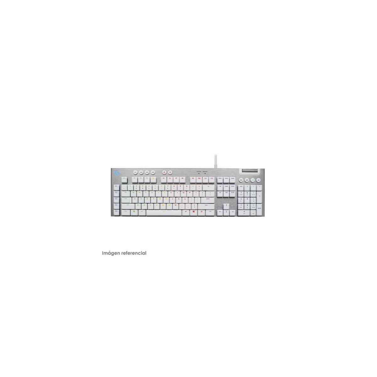 LOGITECH - Teclado Gaming Logitech G G815 Lightsync rgb Blanco 920-011354